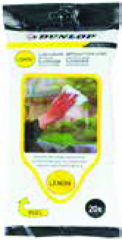 LINGETTES NETTOYANTES POUR VITRES SENTEUR CITRON