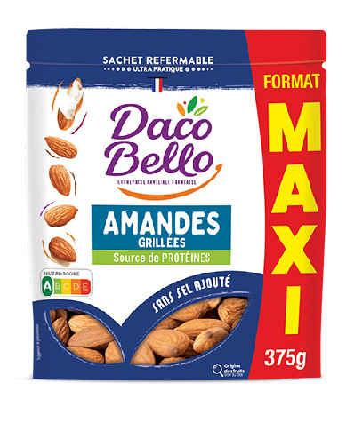 AMANDES GRILLÉES SANS SEL AJOUTÉ Daco Bello