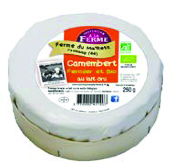 CAMEMBERT BIO AU LAIT CRU