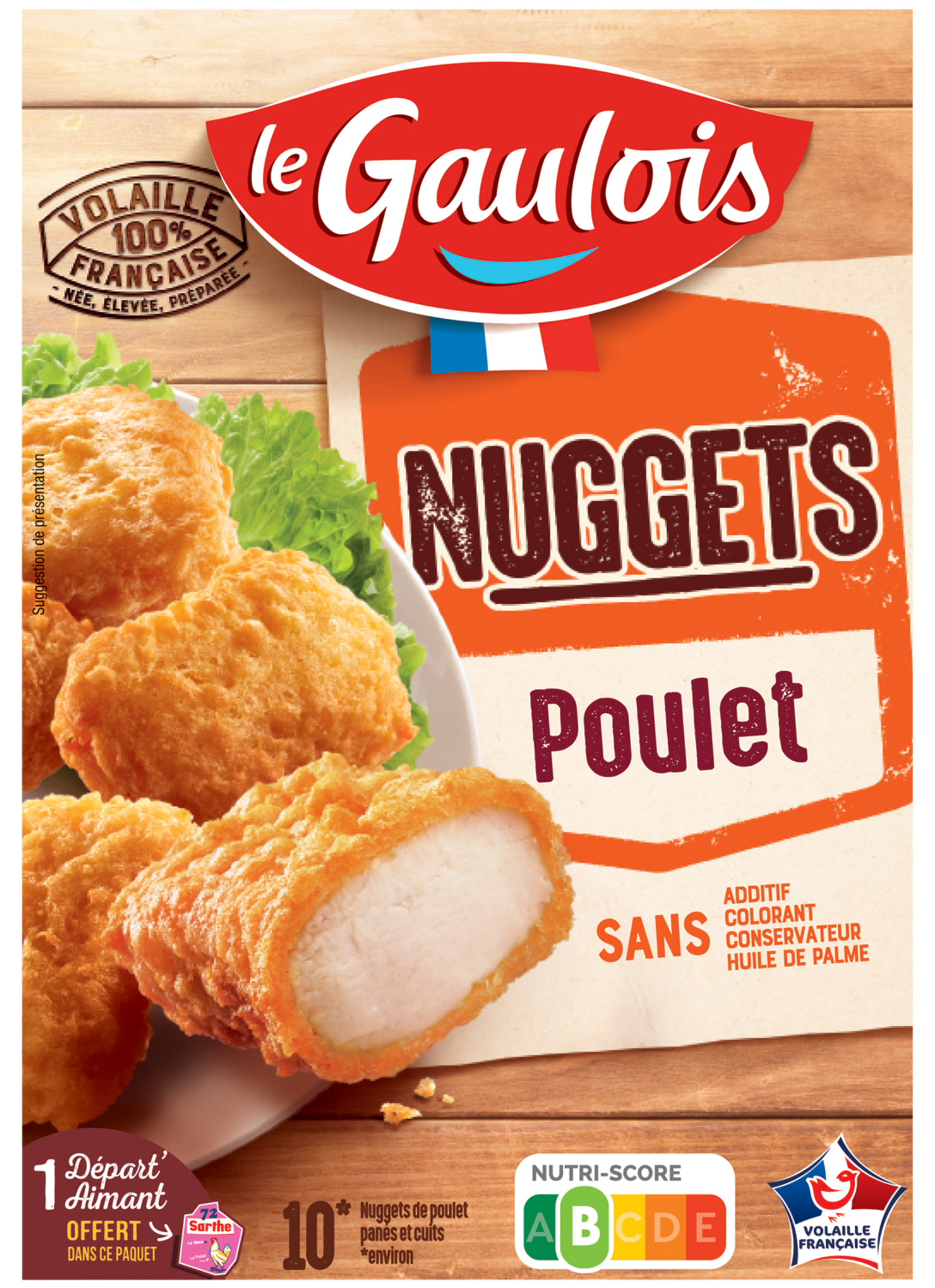 Nuggets poulet X10