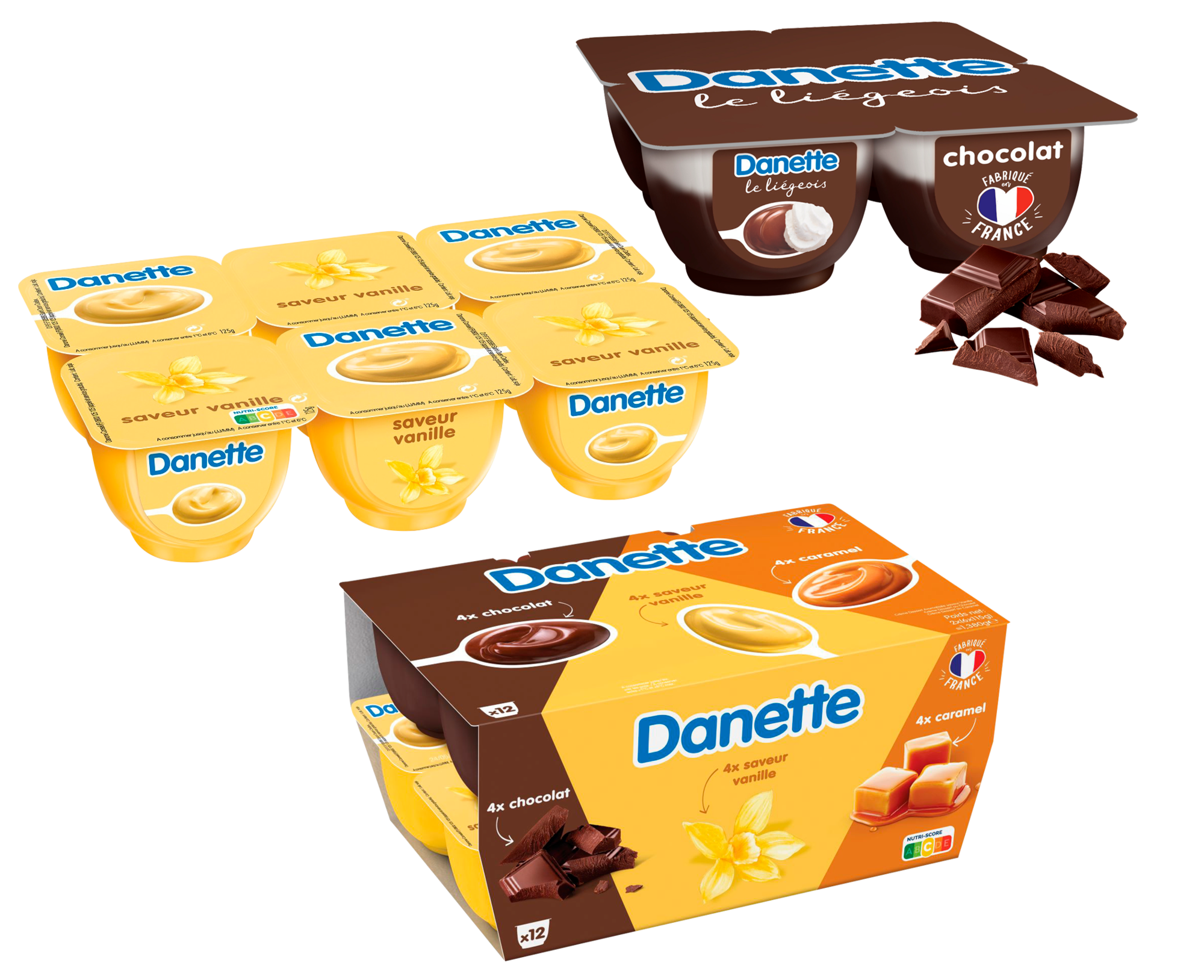 SUR LES PRODUITS PRÉSENTS EN MAGASIN DE LA GAMME "DANETTE"