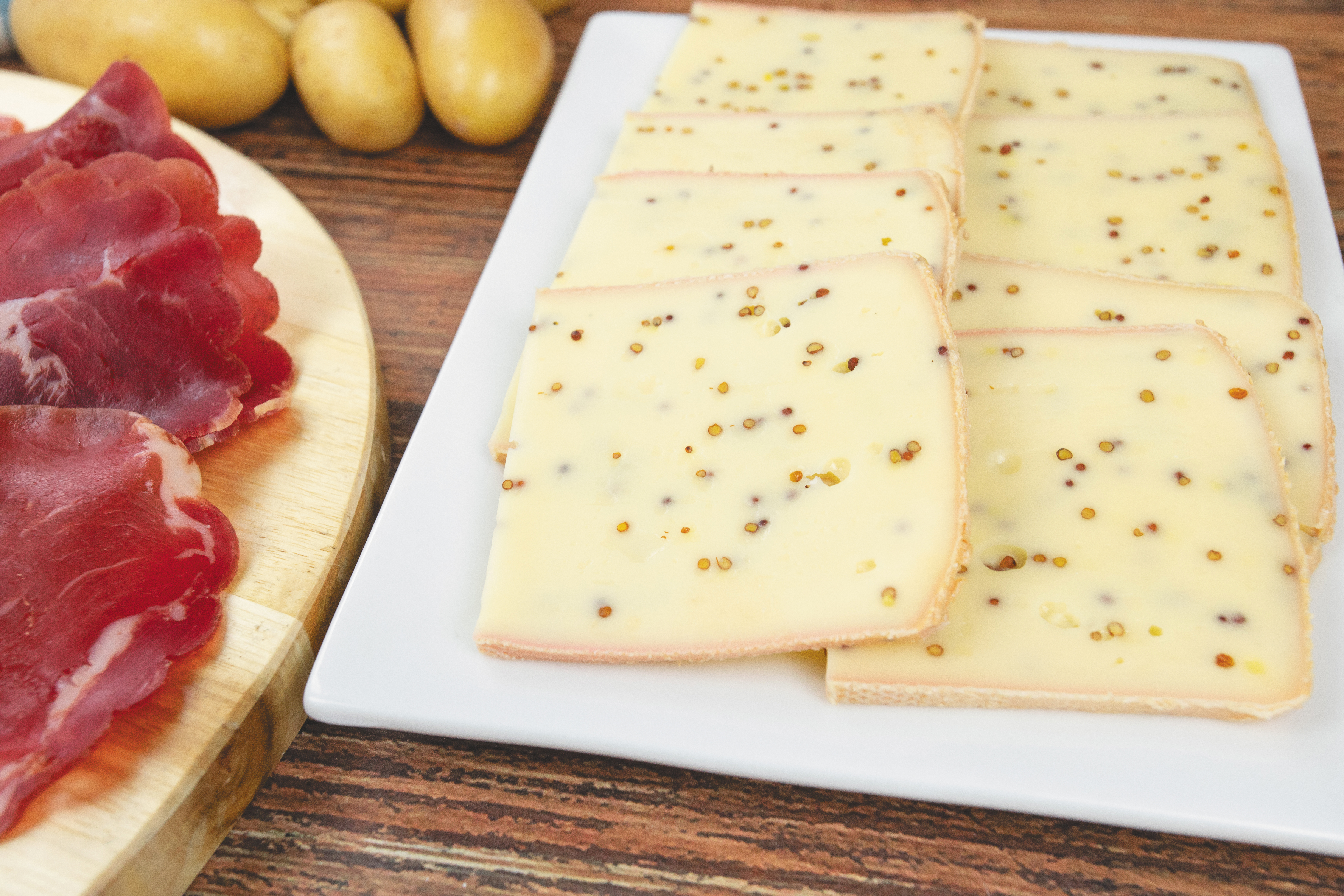 FROMAGE POUR RACLETTE 26% MAT.GR.