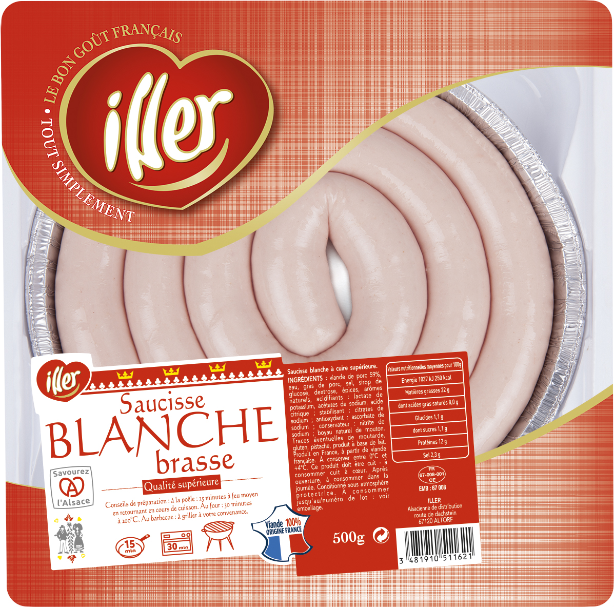 SAUCISSE BRASSE