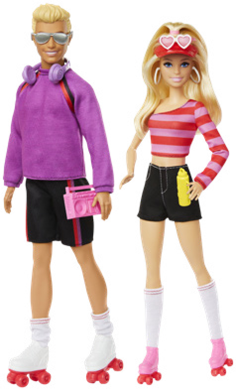 BARBIE ET KEN ROLLER