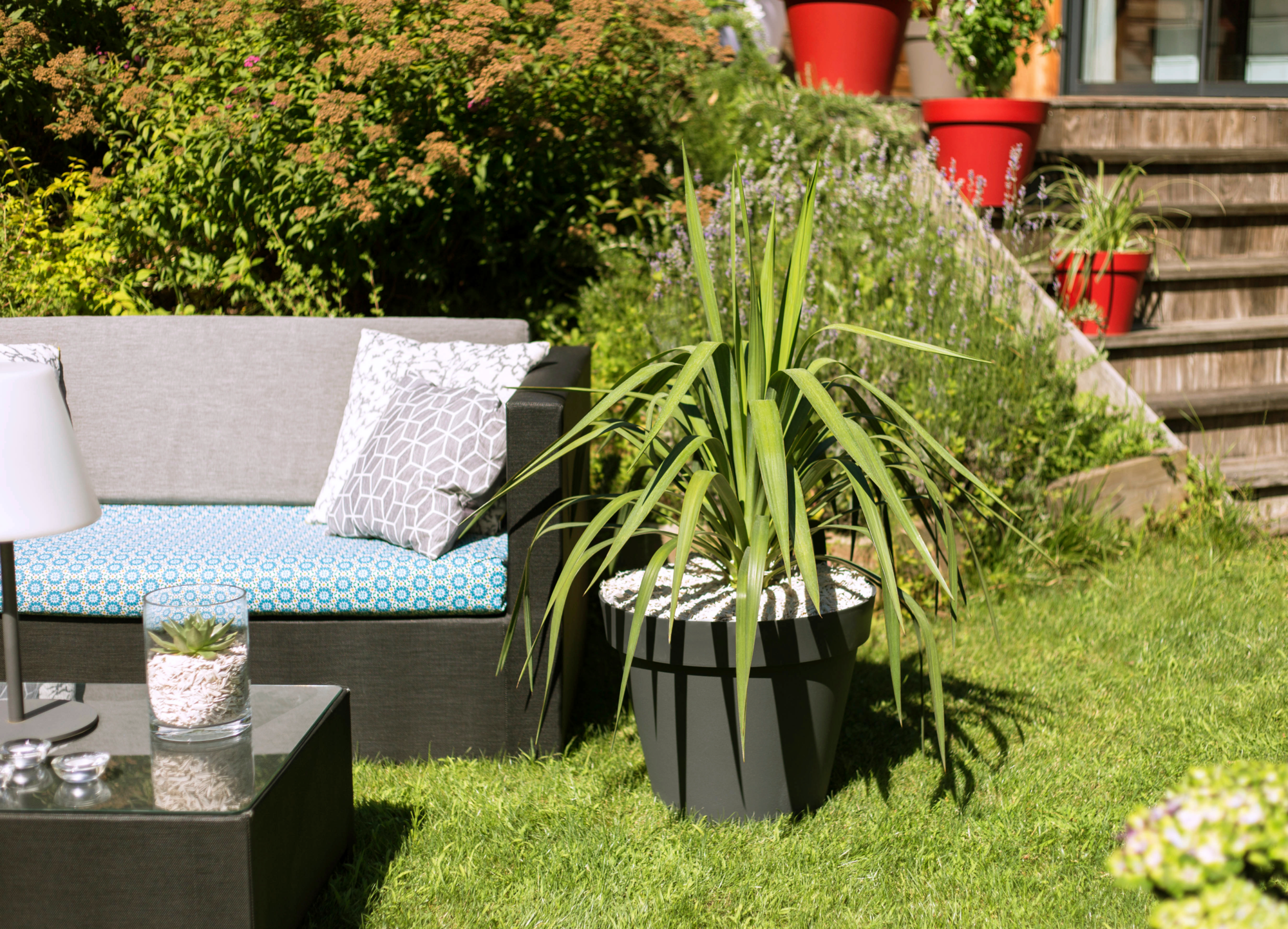 POT TOSCANE GRIS ANTHRACITE