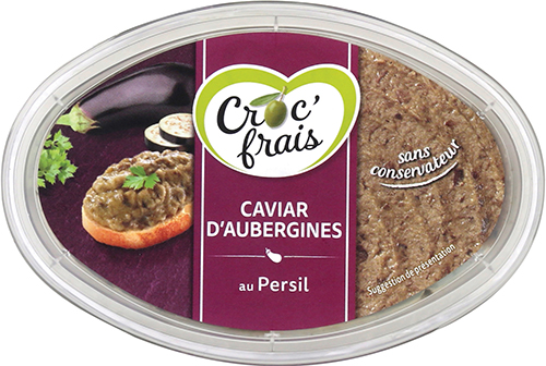 CAVIAR D'AUBERGINES AU PERSIL