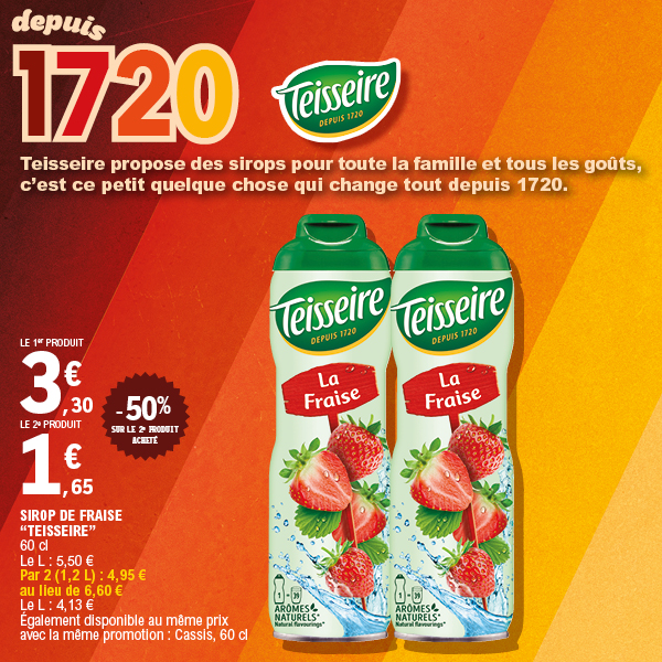 SIROP DE FRAISE