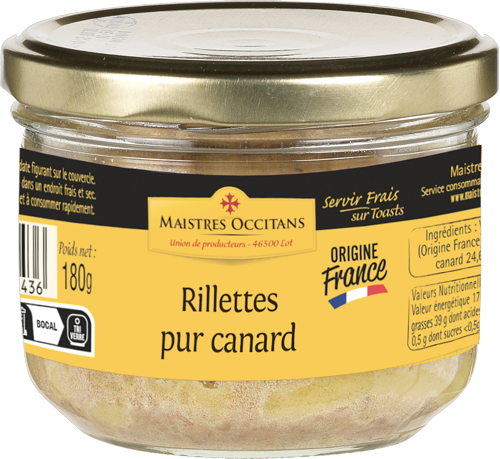 RILLETTES PUR CANARD