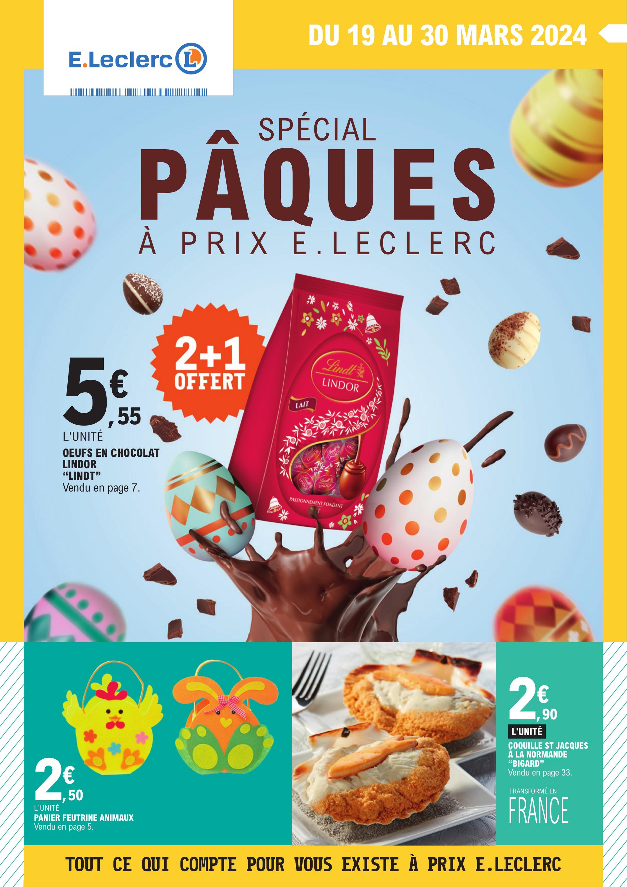 Catalogue Leclerc Paques 2023null