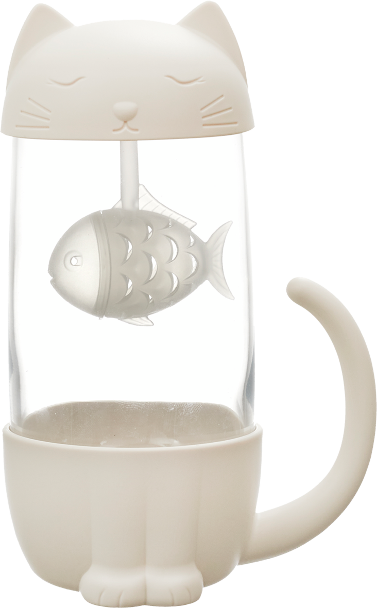 MUG INFUSEUR POISSON / CHAT 30 CL