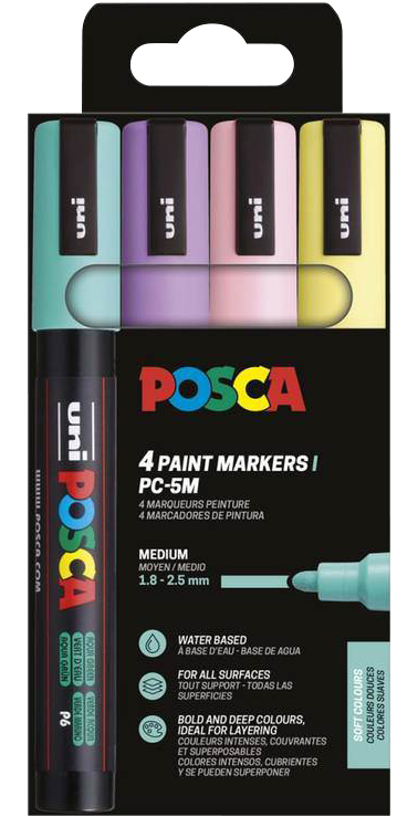 4 MARQUEURS POSCA