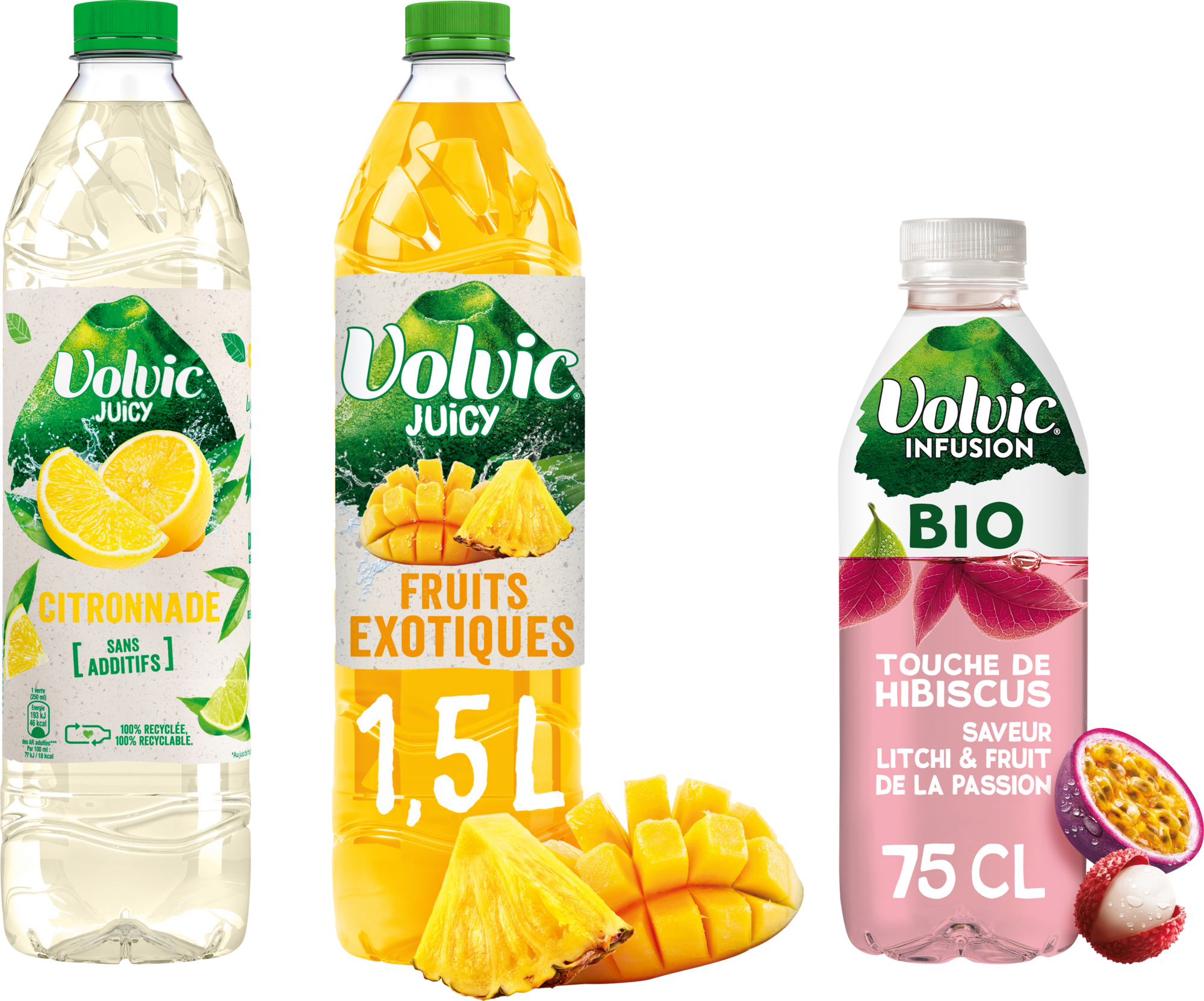 SUR LES PRODUITS PRÉSENTS EN MAGASIN DE LA GAMME " EAUX AROMATISÉES VOLVIC "