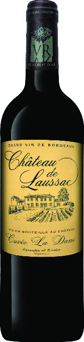 A.O.P(1) CASTILLON CÔTES DE BORDEAUX(2) CHÂTEAU DE LAUSSAC CUVÉE LA DAME