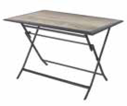 Table pliante Rectangulaire 4 places