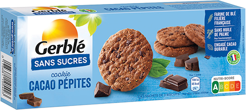 COOKIE CACAO 
PÉPITES SANS SUCRES