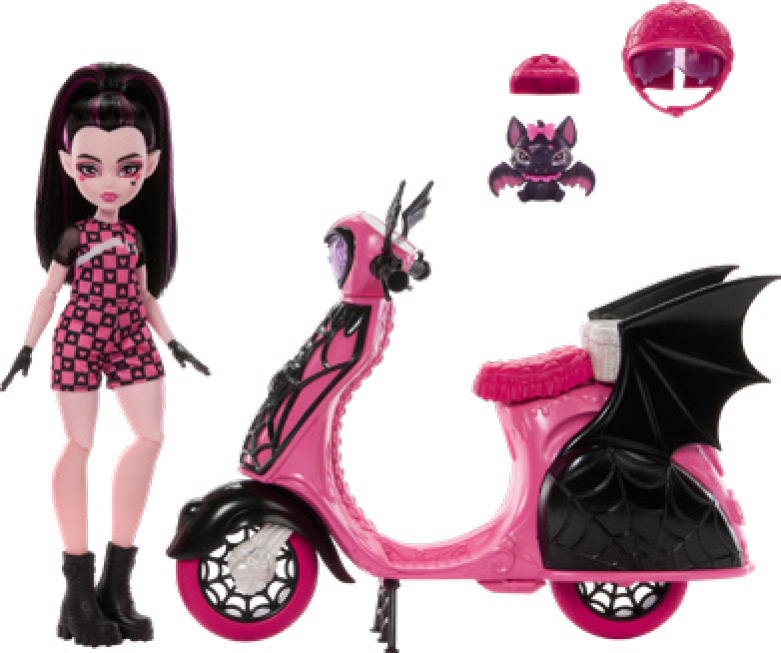 DRACULAURA ET SON SCOOTER