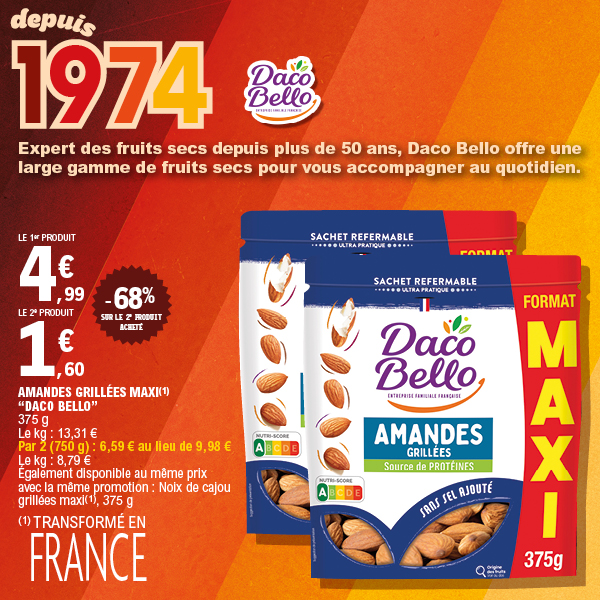 AMANDES GRILLÉES MAXI