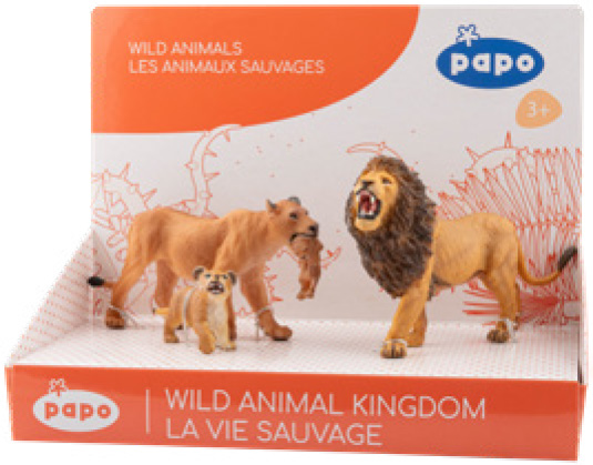 COFFRET LES ANIMAUX SAUVAGES LIONS / COFFRET LES ANIMAUX SAUVAGES TIGRES