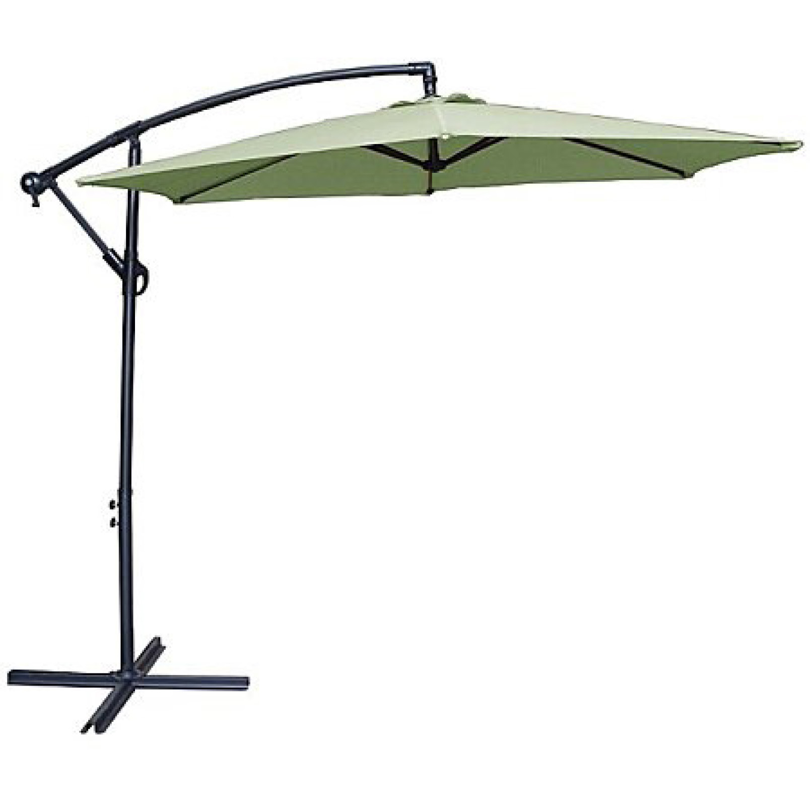 PARASOL EXCENTRÉ ROND 3M EUCALYPTUS