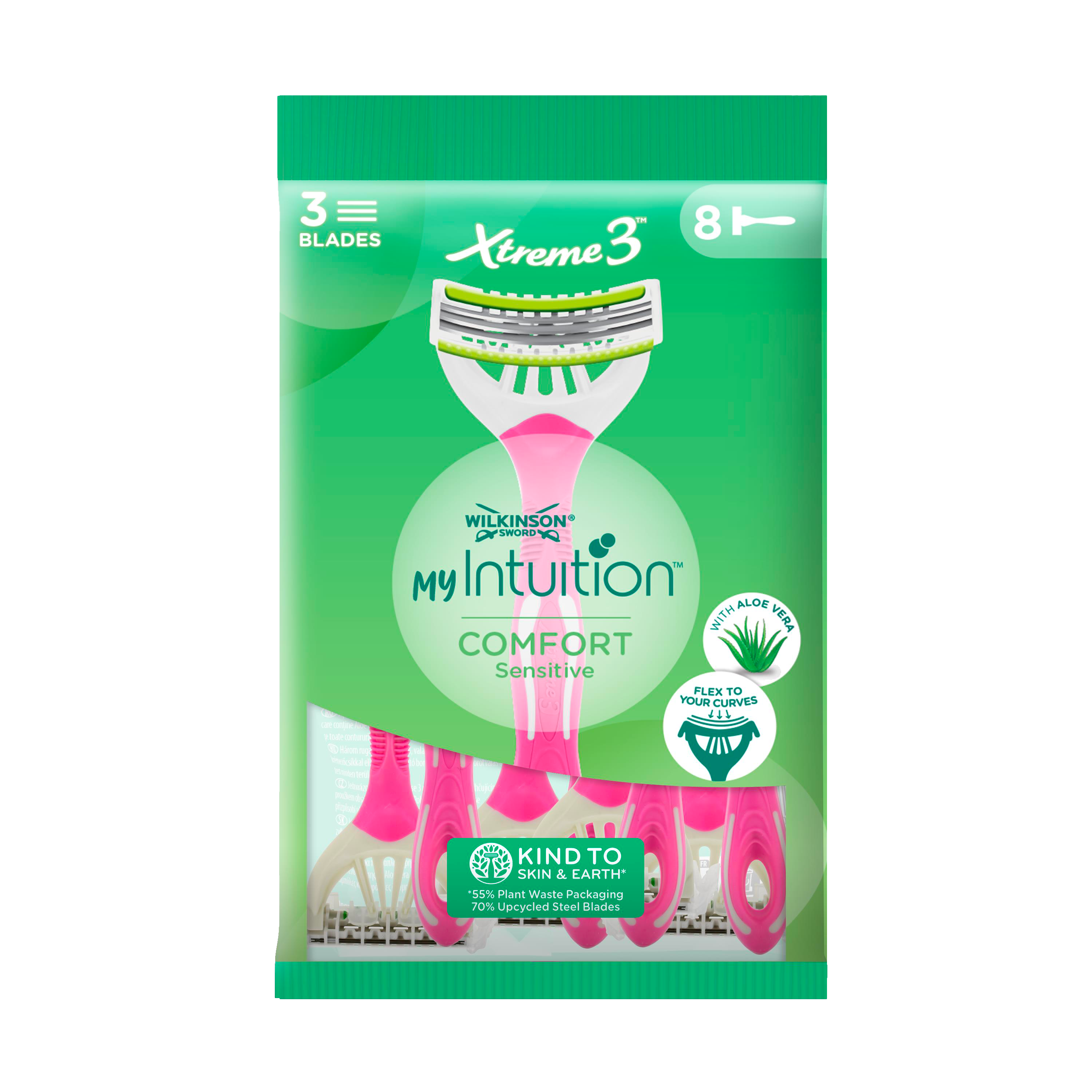 8 RASOIRS XTREME 3 COMFORT
SENSITIVE MY INTUITION