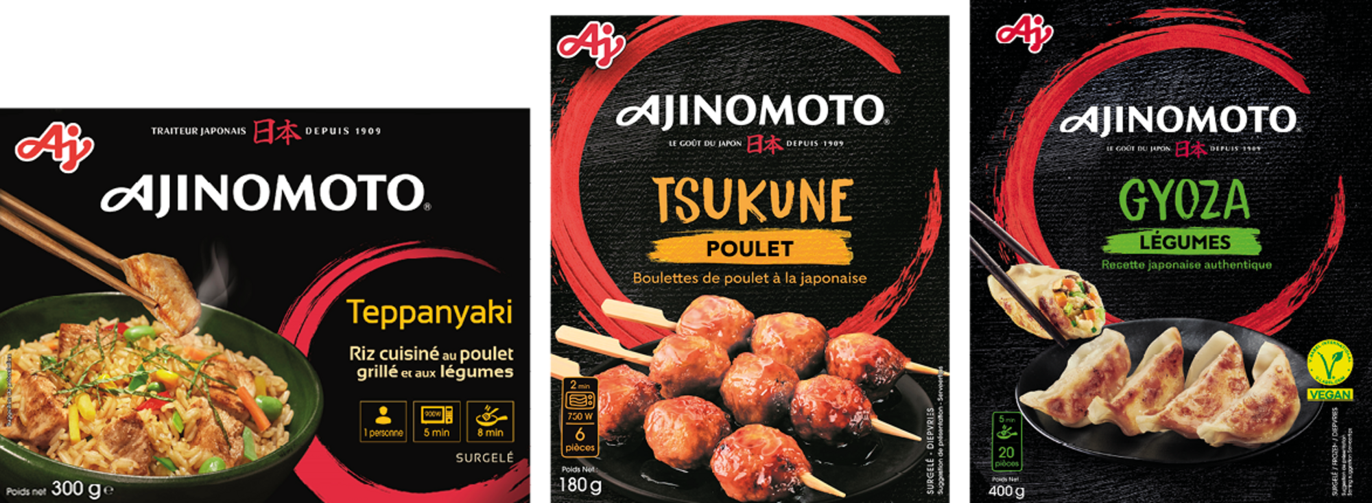 SUR LES PRODUITS PRÉSENTS EN MAGASIN DE LA GAMME "AJINOMOTO"