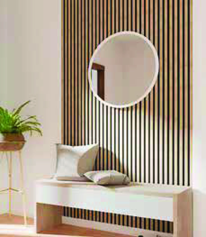 LOT DE 2 PANNEAUX DÉCORATIFS MURAUX