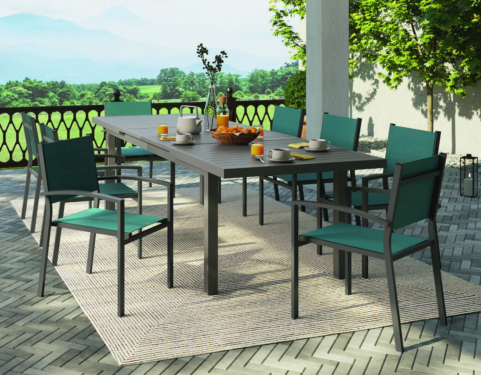 TABLE RECTANGULAIRE EXTENSIBLE (1)