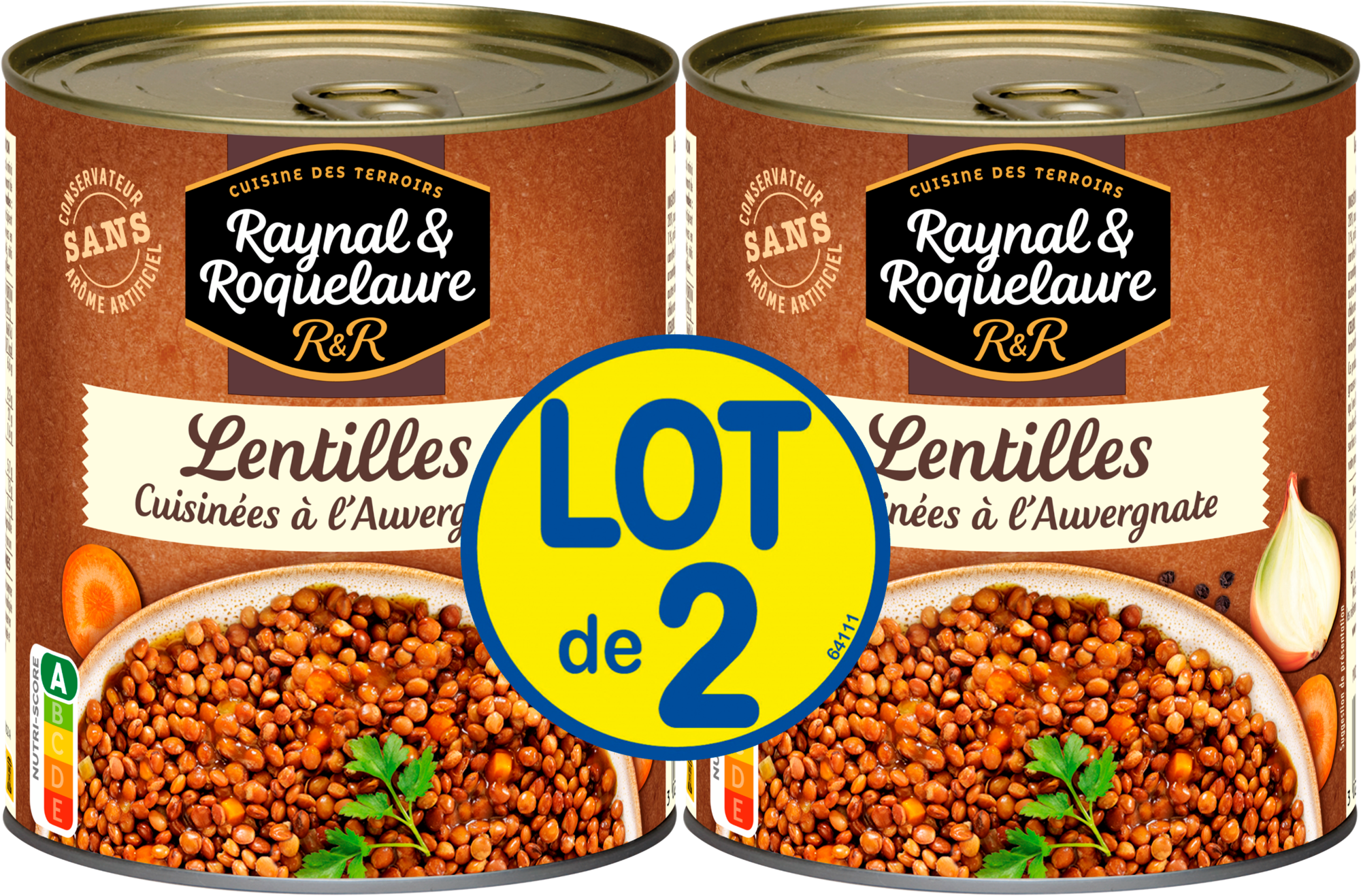 LENTILLES CUISINÉES À L'AUVERGNATE