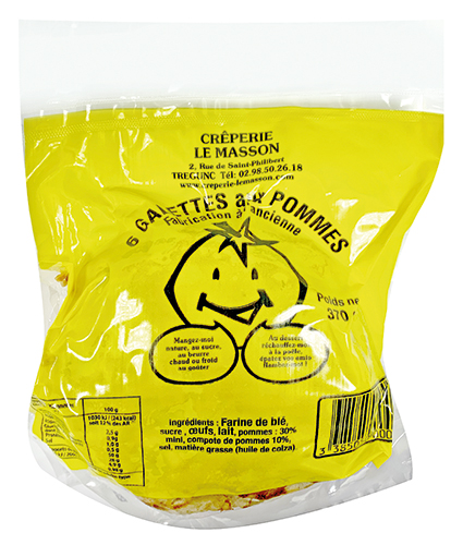 6 GALETTES AUX POMMES