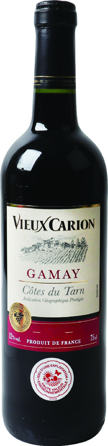 I.G.P(1) CÔTES DU TARN(2) VIEUX CARION GAMAY