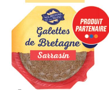 4 GALETTES DE BRETAGNE AU SARRASIN