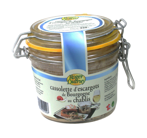 CASSOLETTE D’ESCARGOTS DE BOURGOGNE AU CHABLIS