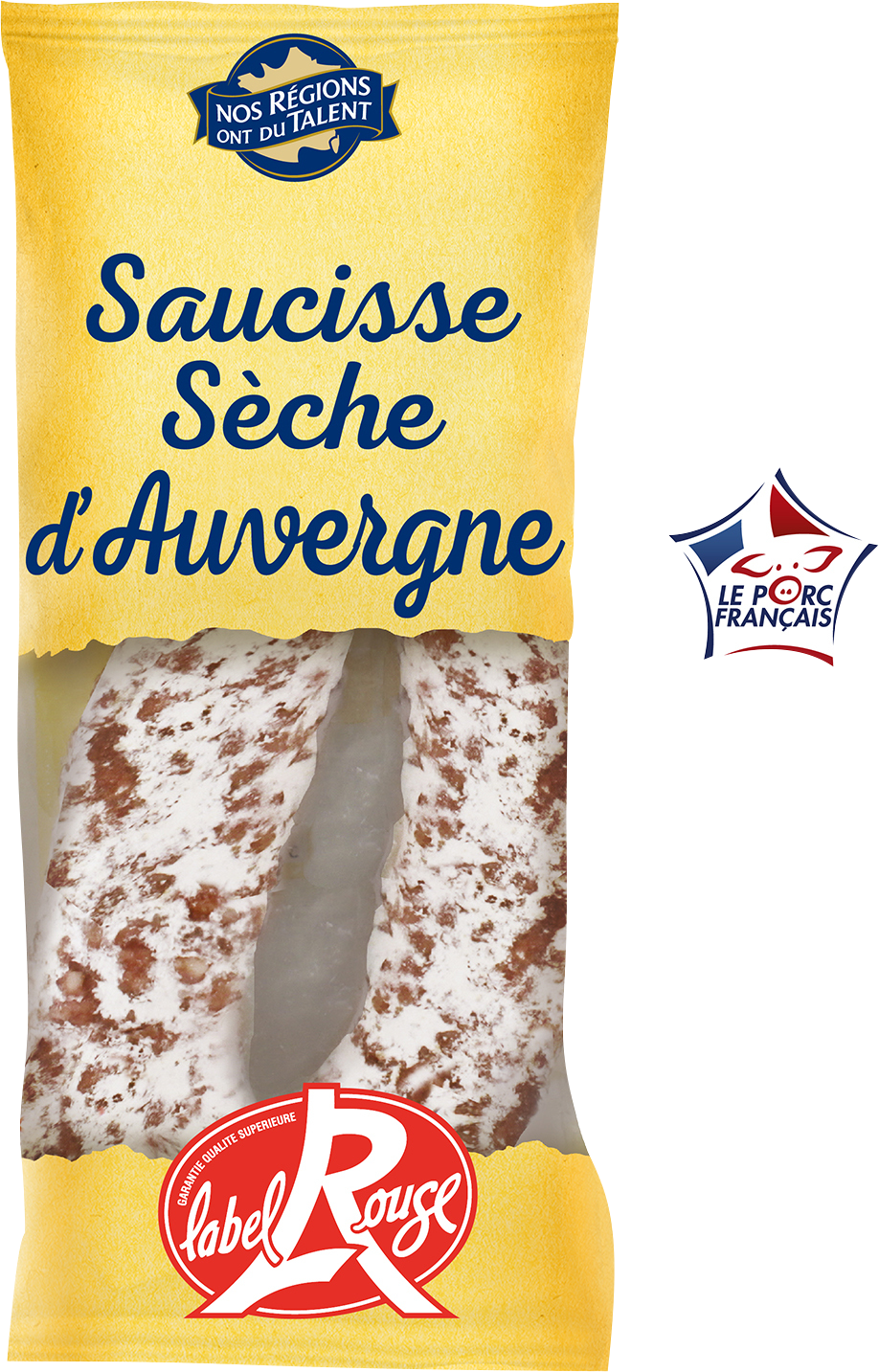 SAUCISSE SÈCHE D'AUVERGNE IGP LABEL ROUGE