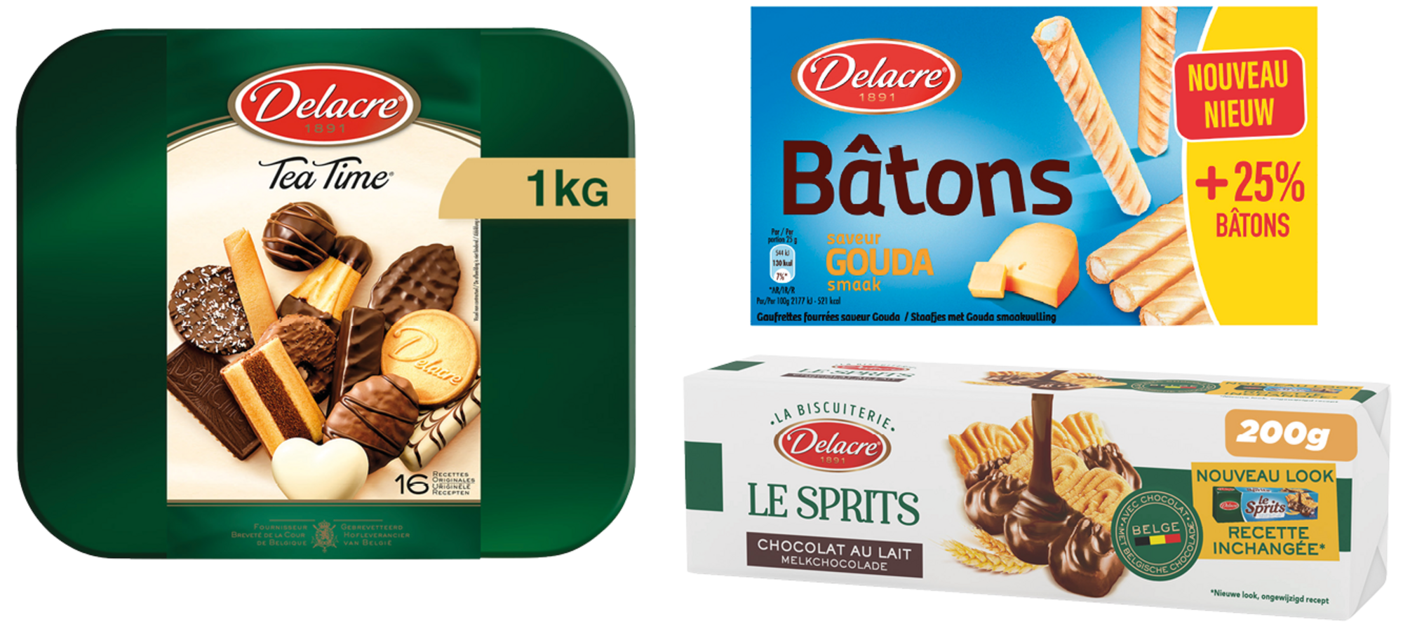 SUR LES PRODUITS PRÉSENTS EN MAGASIN DE LA GAMME BISCUITERIE DELACRE