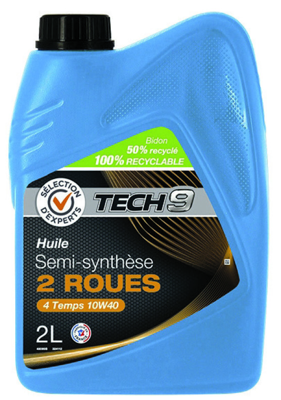 HUILE MOTO 4T SEMI-SYNTHÈSE TECH9(4)