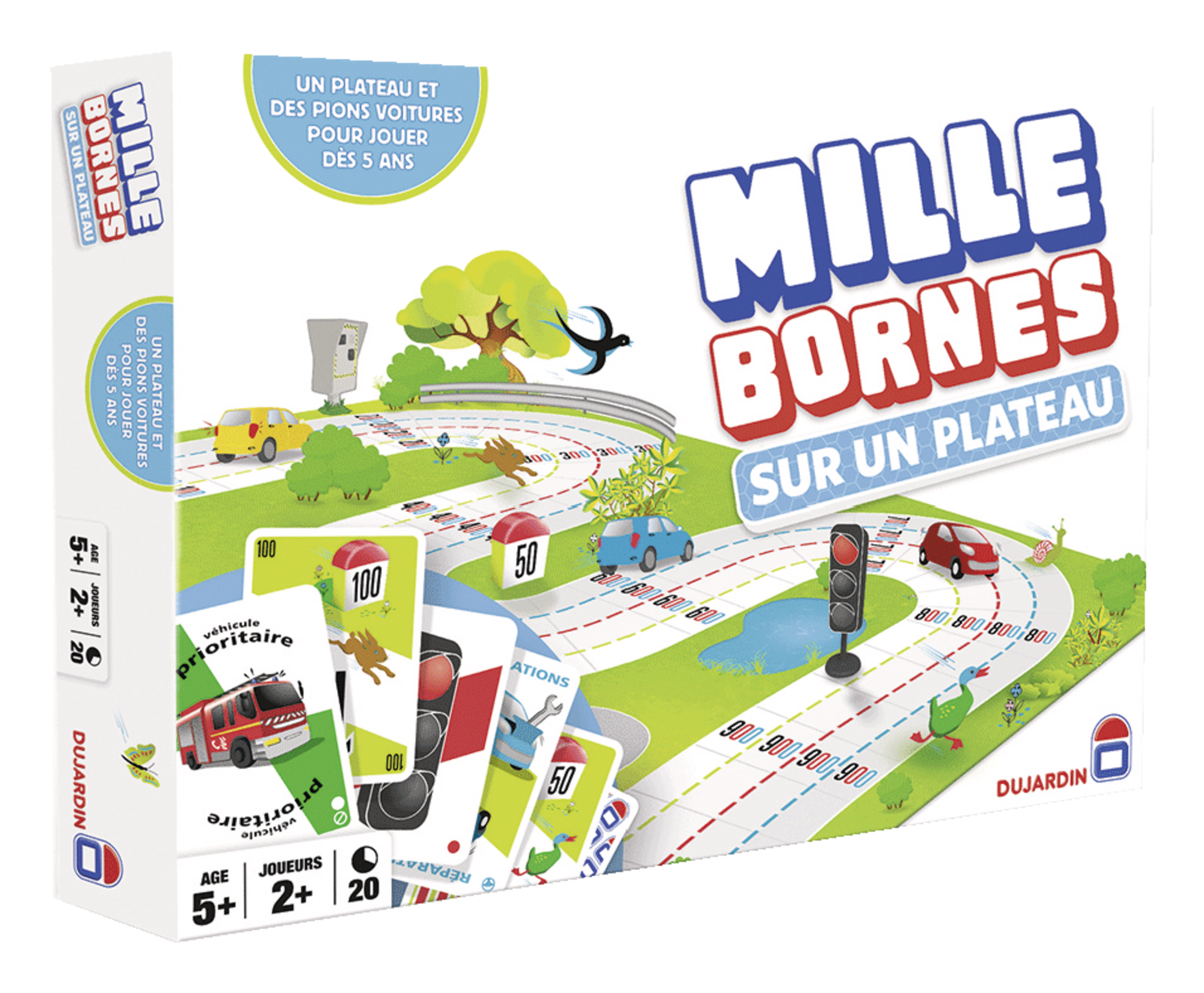 MILLE BORNES SUR UN PLATEAU