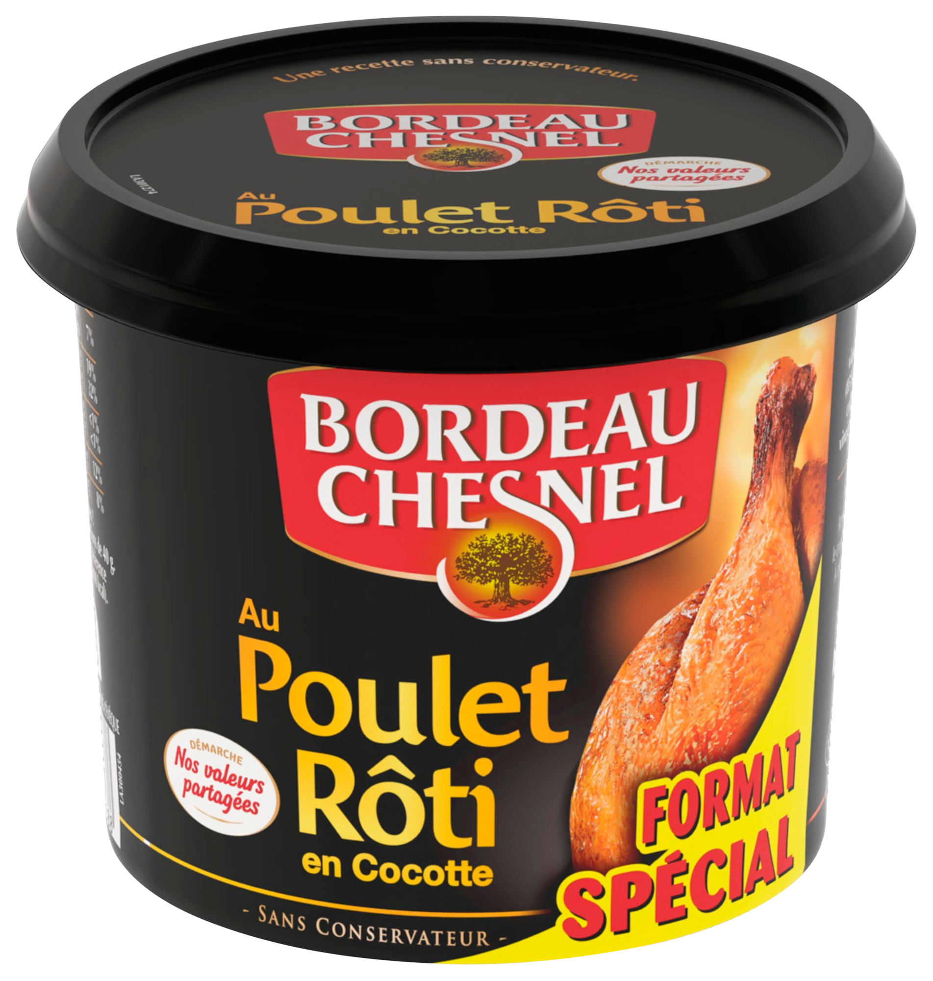 Rillettes au poulet rôti en cocotte - format spécial