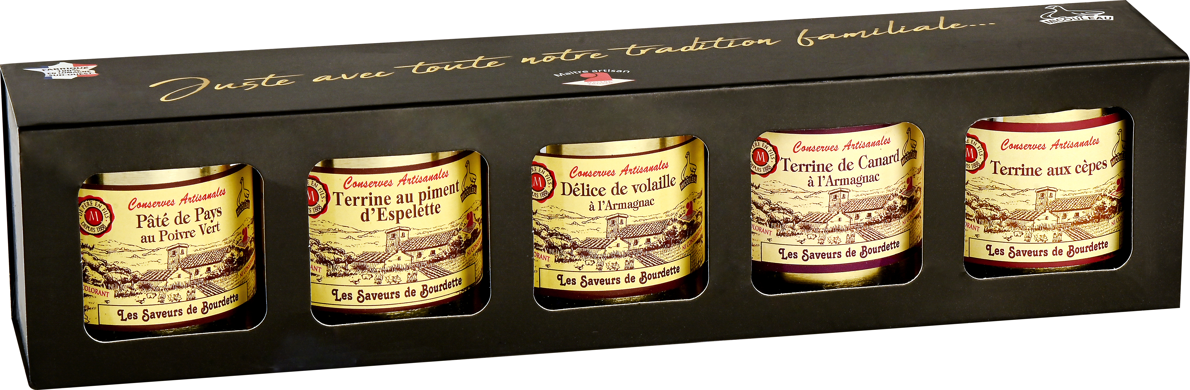 COFFRET LUXE 5 TERRINES