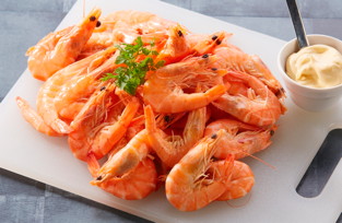 CREVETTES ROSES CUITES