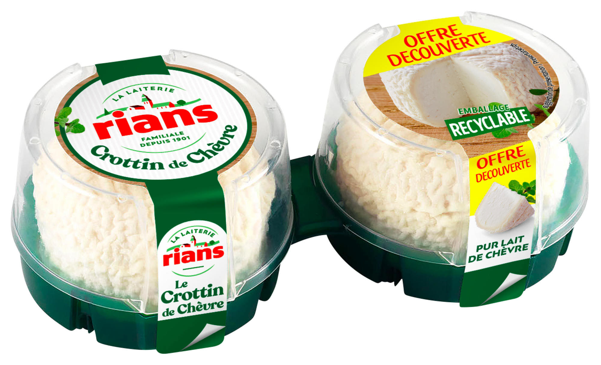 Le Crottin de Chèvre Duo Offre Découverte 23% Mat.Gr.