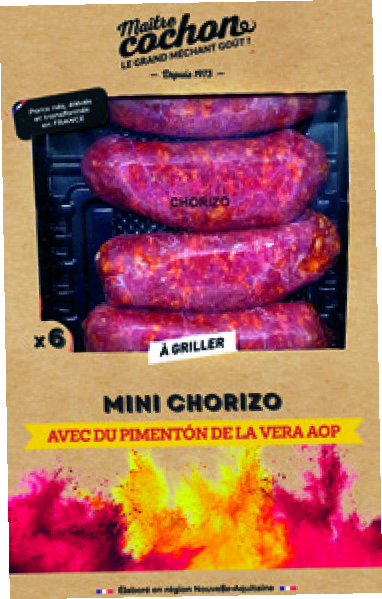 MINI CHORIZO À GRILLER X6 MAÎTRE COCHON
