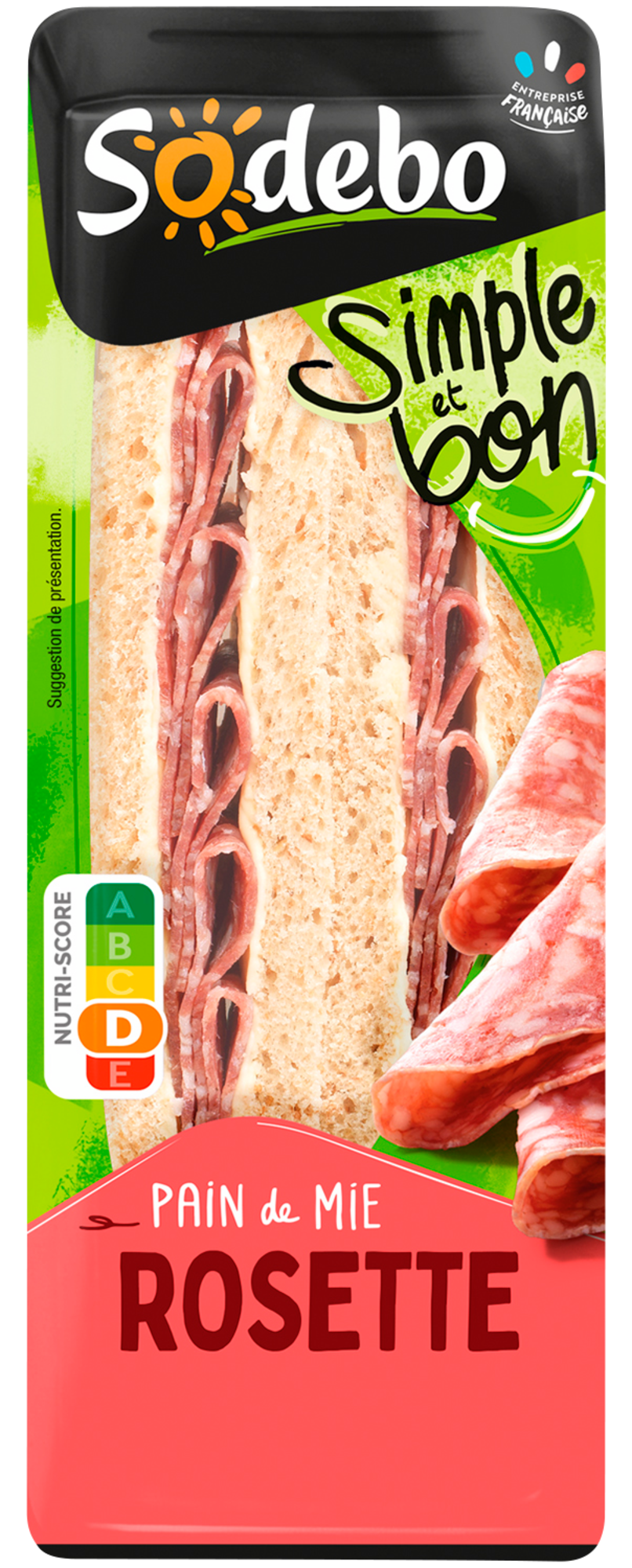 Sandwich club Simple et bon Pain de mie Rosette