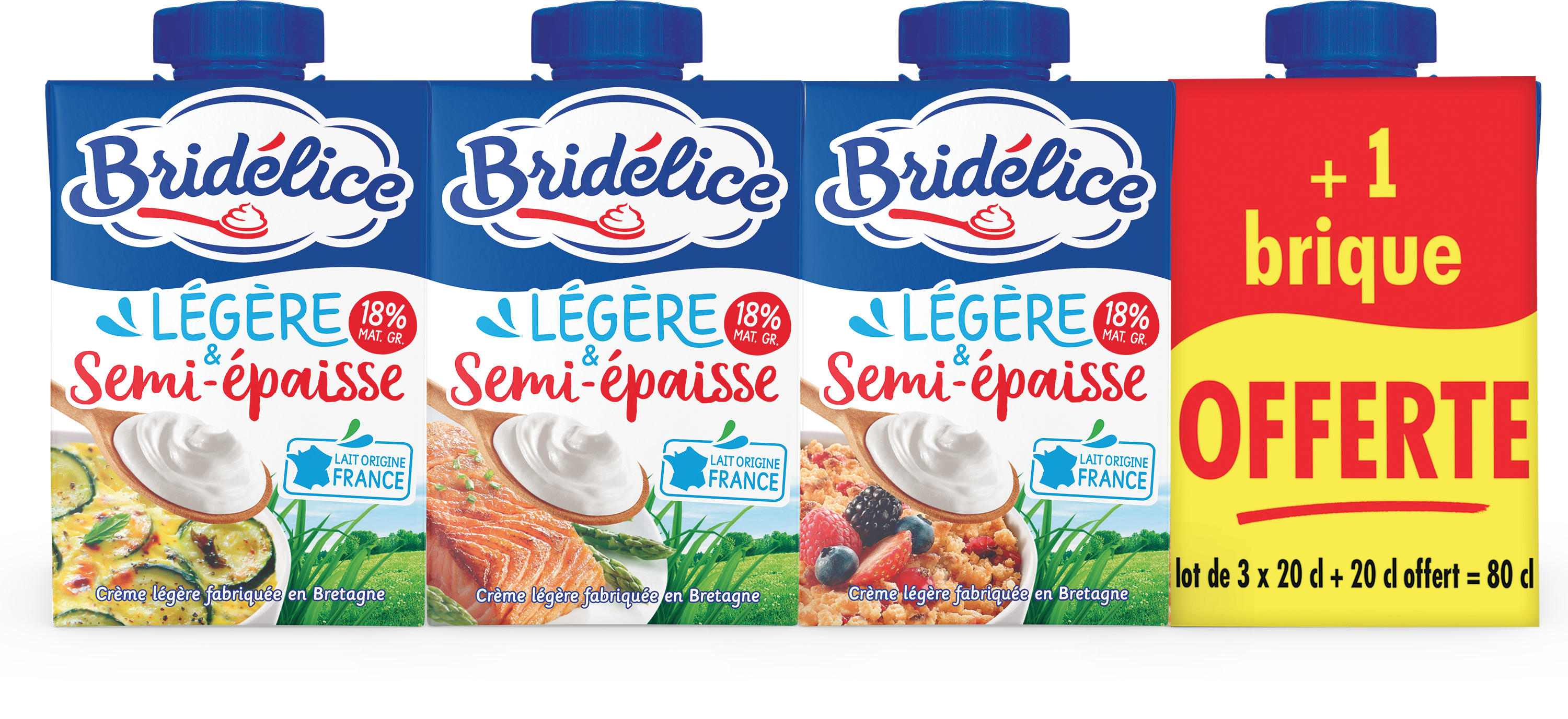 CRÈME LÉGÈRE SEMI-ÉPAISSE
18% MAT.GR.