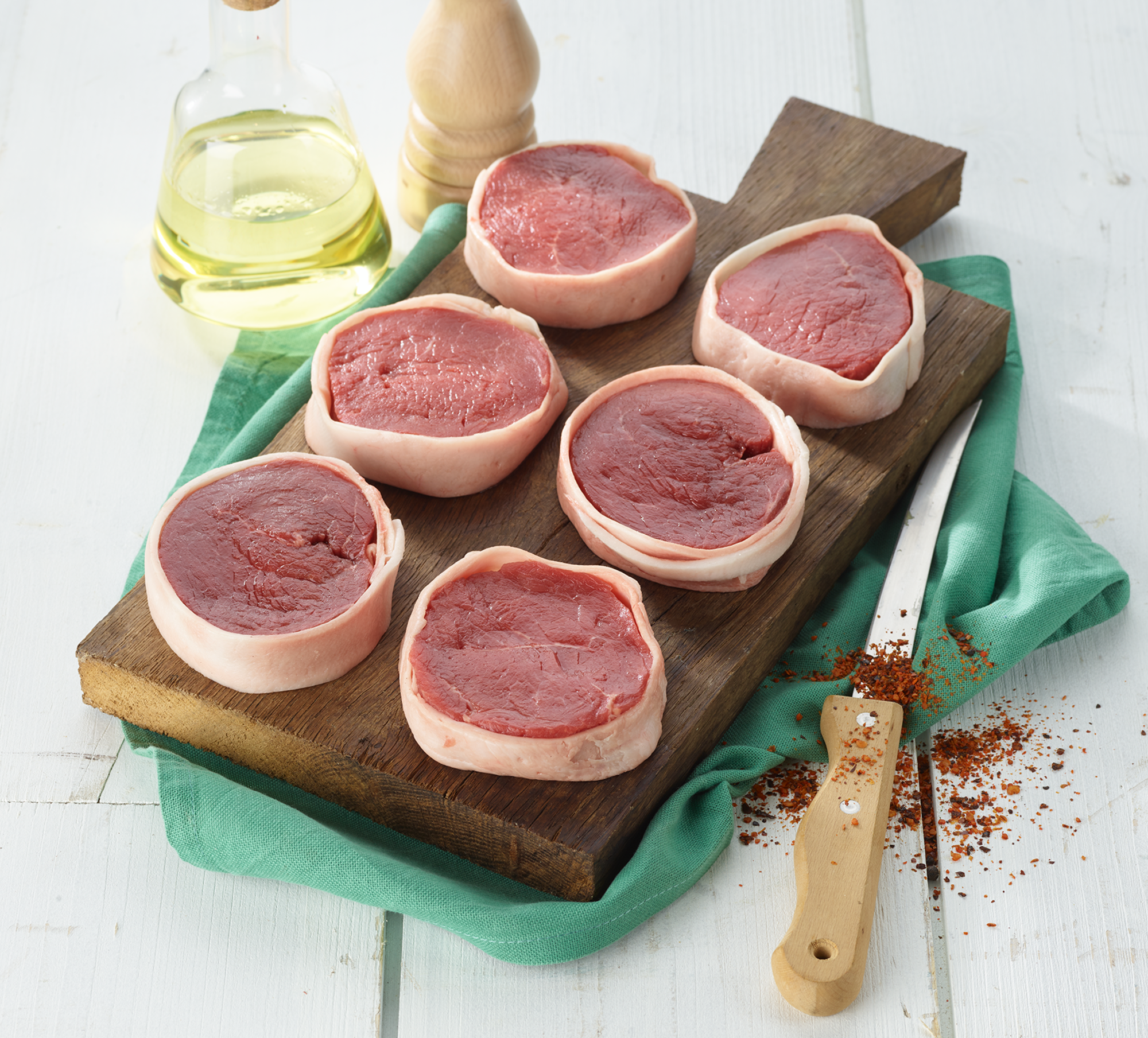 VIANDE BOVINE : PAVE*** façon TOURNEDOS A GRILLER