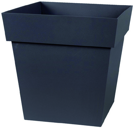 POT CARRÉ GRIS ANTHRACITE 22 L 