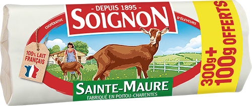 BÛCHE DE CHÈVRE SAINTE-MAURE 23% MAT. GR.