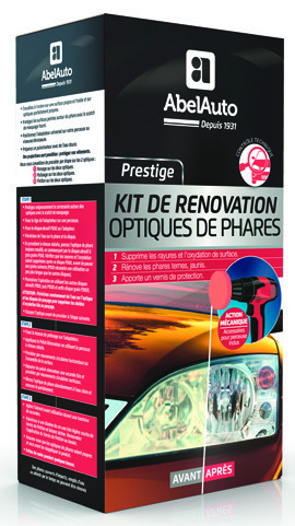 KIT RÉNOVATION OPTIQUES DE PHARES(1)