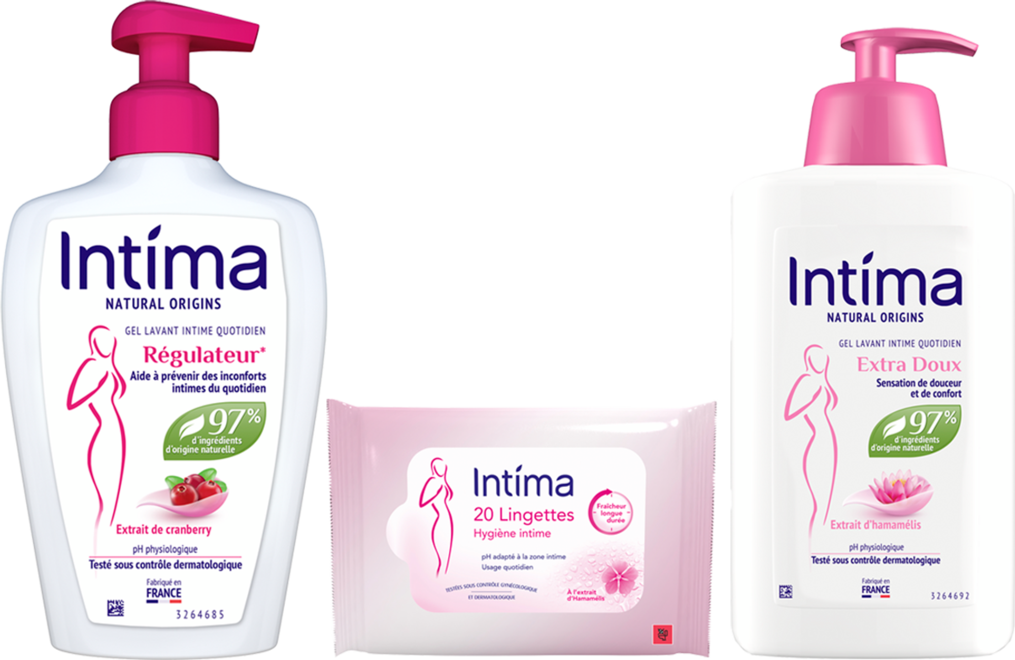 SUR LES PRODUITS PRESENTS EN MAGASIN DE LA GAMME "INTIMA" 

