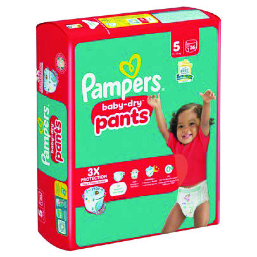 CHANGE BÉBÉ BABY DRY PANTS T6 x31 PANTS T5 x36 PAMPERS