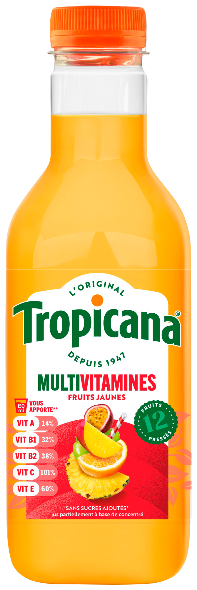 Jus Multivitamines Frais Fruits jaunes